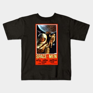 Classic Science Fiction Movie Poster - Space - Men Kids T-Shirt